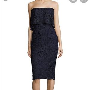 NWT LIKELY Driggs Black Lace Dress Sz 0